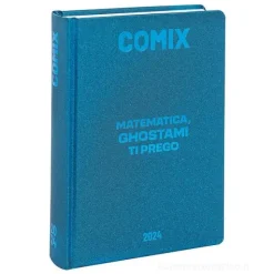 Comix 2023-2024. Agenda 16 mesi mini. Blu metallizzato