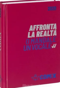 Comix 2019-2020. Agenda 16 mesi mini. Fucsia e blu