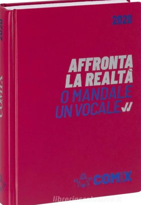 Comix 2019-2020. Agenda 16 mesi mini. Fucsia e blu