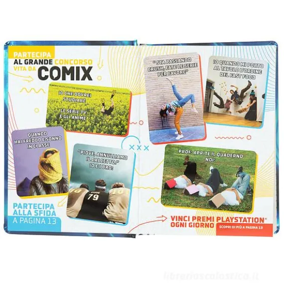Comix 2023-2024. Agenda 16 mesi mini. Liquido