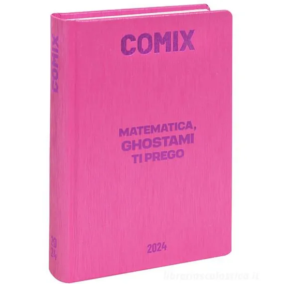 Comix 2023-2024. Agenda 16 mesi mini. Rosa