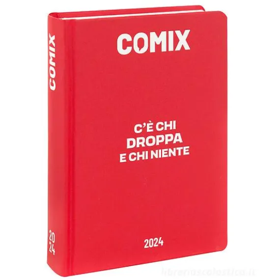 Comix 2023-2024. Agenda 16 mesi mini. Rosso