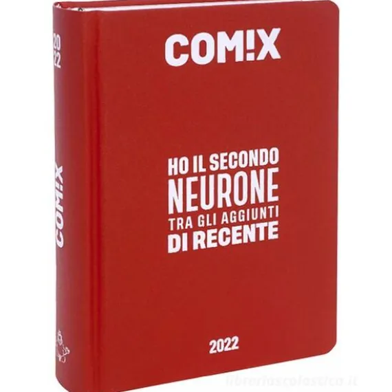 Comix 2021-2022. Agenda 16 mesi mini. Rosso