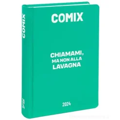 Comix 2023-2024. Agenda 16 mesi mini. Verde smeraldo