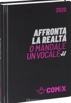 Comix 2019-2020. Agenda 16 mesi. Nero e fucsia