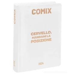 Comix 2023-2024. Agenda 16 mesi standard. Bianco perla
