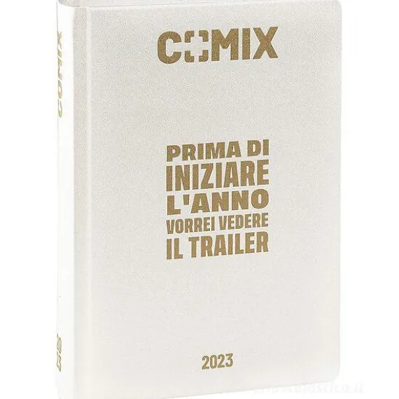 Comix 2022-2023. Agenda 16 mesi standard. Bianco e oro