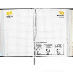 Comix 2023-2024. Agenda 16 mesi standard. Gear Black