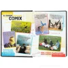 Comix 2023-2024. Agenda 16 mesi standard. Nero e bianco (Cervello)