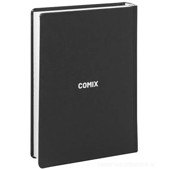 Comix 2023-2024. Agenda 16 mesi standard. Nero e bianco (Cervello)