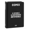 Comix 2024-2025. Agenda 16 mesi standard. Nero e argento