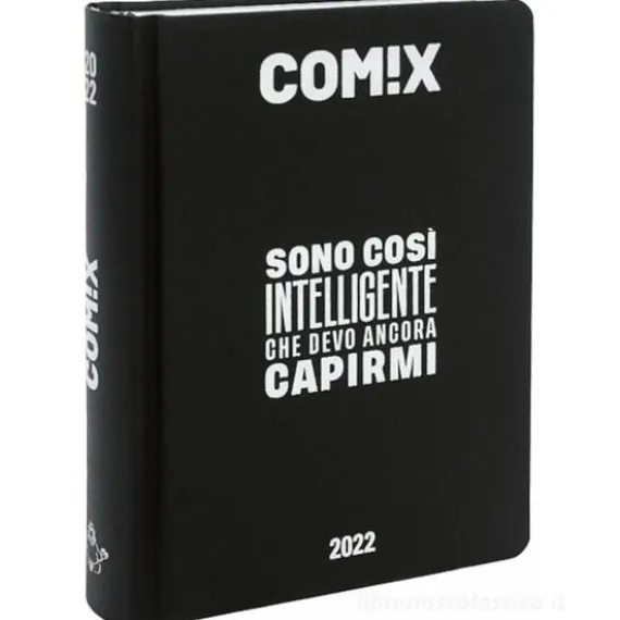 Comix 2021-2022. Agenda 16 mesi standard. Nero e bianco