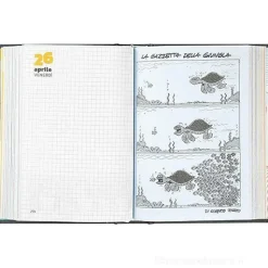 Comix 2023-2024. Agenda 16 mesi standard. Nero e argento