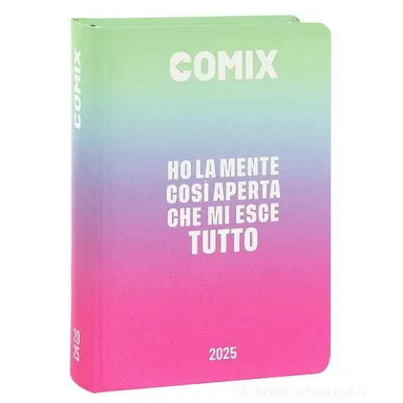 Comix 2024-2025. Agenda 16 mesi standard. Pastel grade