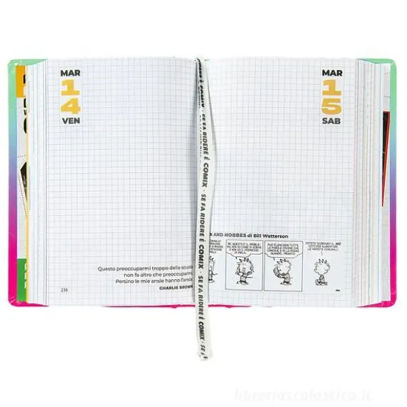 Comix 2024-2025. Agenda 16 mesi standard. Pastel grade