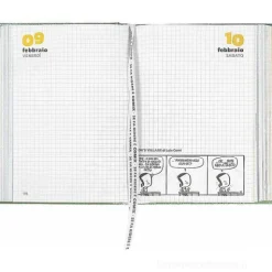 Comix 2023-2024. Agenda 16 mesi standard Special Edition. Verde metallizzato