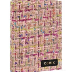 Comix 2022-2023. Agenda 16 mesi standard Special Edition Tessuto intrecciato rosa