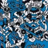 Comix 2019-2020. Agenda 16 mesi standard Special Edition. Azzurro e bianco