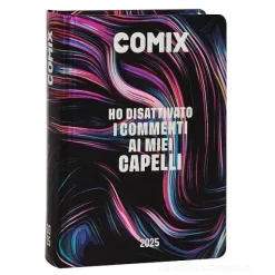 Comix 2024-2025. Agenda 16 mesi standard. Swirls