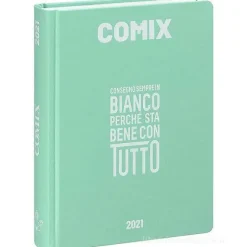 Comix 2020-2021. Diario agenda 16 mesi mignon plus. Acquamarina