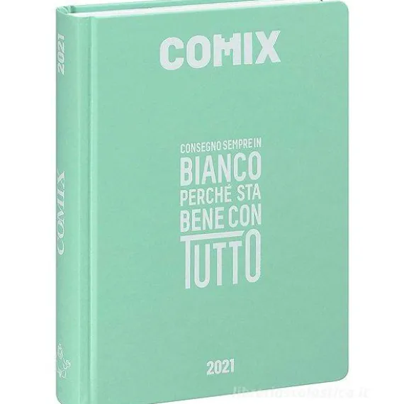 Comix 2020-2021. Diario agenda 16 mesi mignon plus. Acquamarina