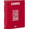 Comix 2020-2021. Diario agenda 16 mesi mini. Rosso