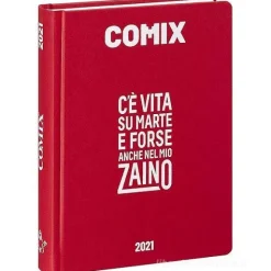 Comix 2020-2021. Diario agenda 16 mesi mini. Rosso