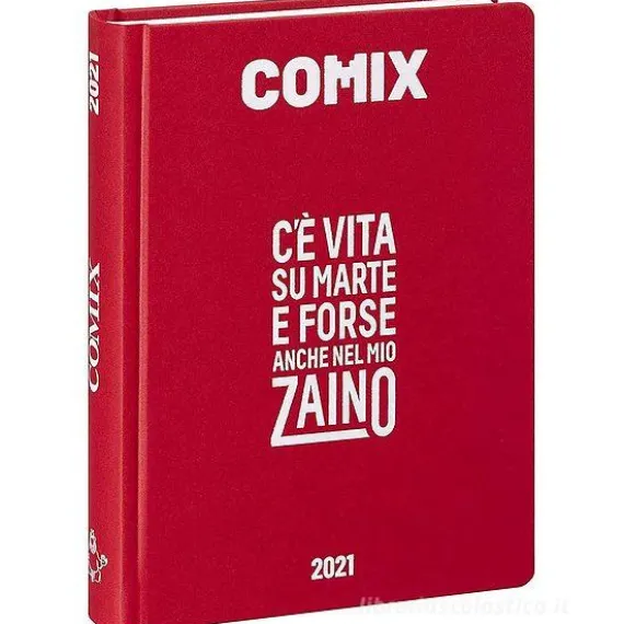 Comix 2020-2021. Diario agenda 16 mesi mini. Rosso