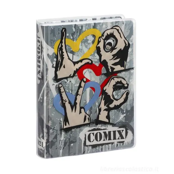 Comix 2020-2021. Diario agenda 16 mesi standard Special Edition. Grigio