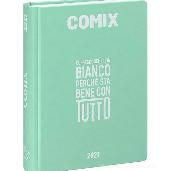 Comix 2020-2021. Diario agenda 16 mesi standard. Acquamarina