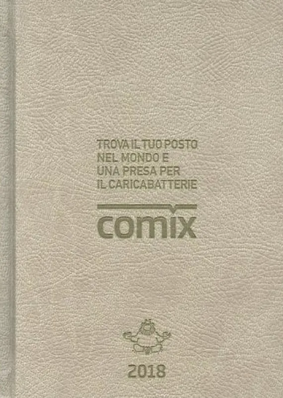 Comix 2018. Diario 16 mesi grande beige