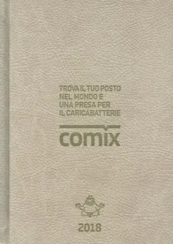 Comix 2018. Diario 16 mesi medio beige