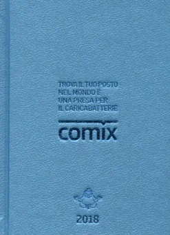 Comix 2018. Diario 16 mesi mignon azzurro