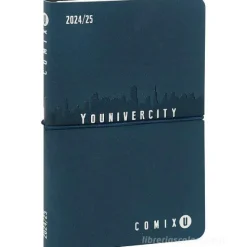 Comix U Younivercity Medium Agenda 2024-2025 settimanale 13 mesi. Blu