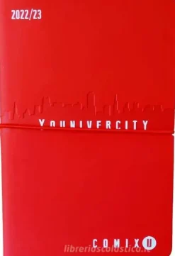 Comix U Younivercity Medium Agenda 2022/2023 settimanale 13 mesi. Rosso