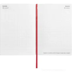 Comix U Yourself Day 2026. Agenda giornaliera 13 mesi mini. Red Tx