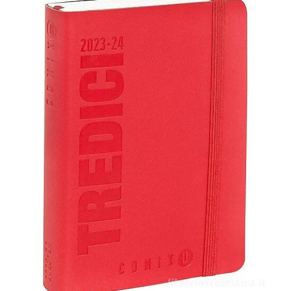 Comix U Yourself Day 2024. Agenda giornaliera 13 mesi mini. Red