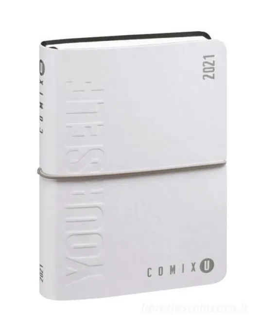 Comix U Yourself Mini Agenda 2020/2021 giornaliera 16 mesi. Bianco
