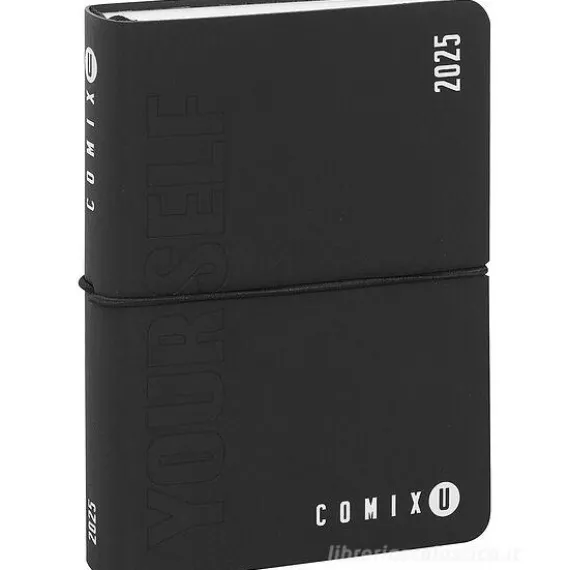 Comix U Yourself Mini Agenda 2024-2025 giornaliera 16 mesi. Nero e bianco