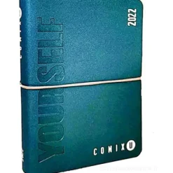 Comix U Yourself Mini Agenda 2021/2022 giornaliera 16 mesi. Blu metallizzato