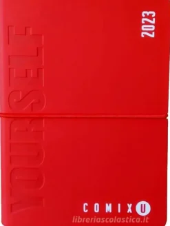 Comix U Yourself Mini Agenda 2022/2023 giornaliera 16 mesi. Rosso