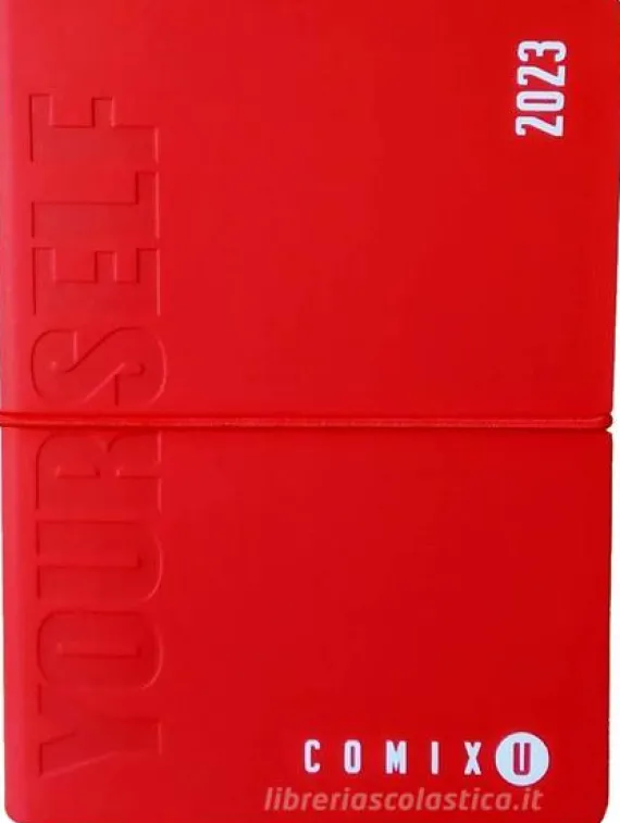 Comix U Yourself Mini Agenda 2022/2023 giornaliera 16 mesi. Rosso