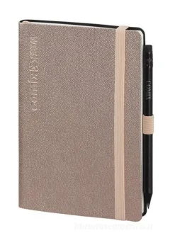 Comix Week 2020 Luxury. Agenda 12 mesi medium con matita. Rose gold