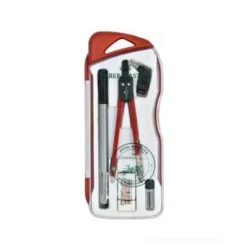 Compasso profilato in ottone e accessori (colori assortiti)