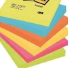Confezione 6 blocchetti colorati notes adesivi Post-It mm 76x76