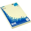 Confezione 12 blocchetti da 100 notes adesivi gialli a righe mm 100x150