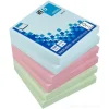 Confezione 6 blocchetti da 100 notes adesivi colorati mm 75x75