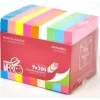Confezione 9 blocchetti da 100 notes adesivi colorati Mister Memo 76x76
