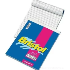 Confezione 2 block-notes A5 quadri Bristol