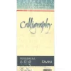 Confezione 25 buste carta pergamena Calligraphy cm 11x22 gr 90 colore crema